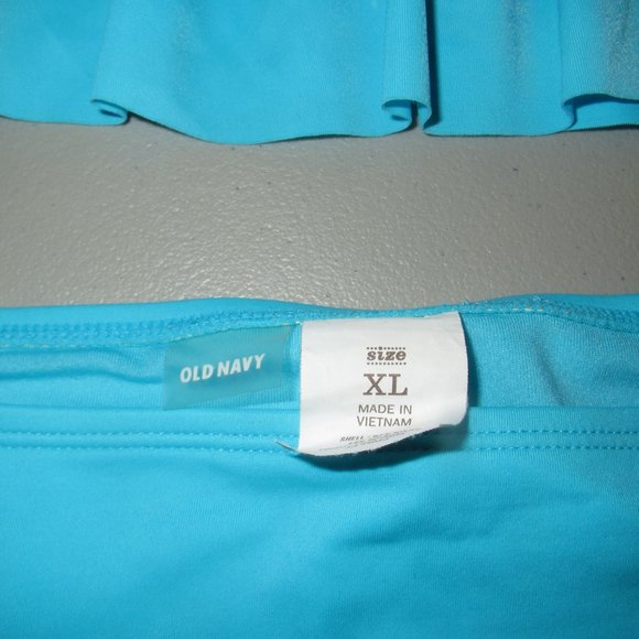 Blue Old Navy Tankini Swimsuit Size XL - Picture 2 of 8